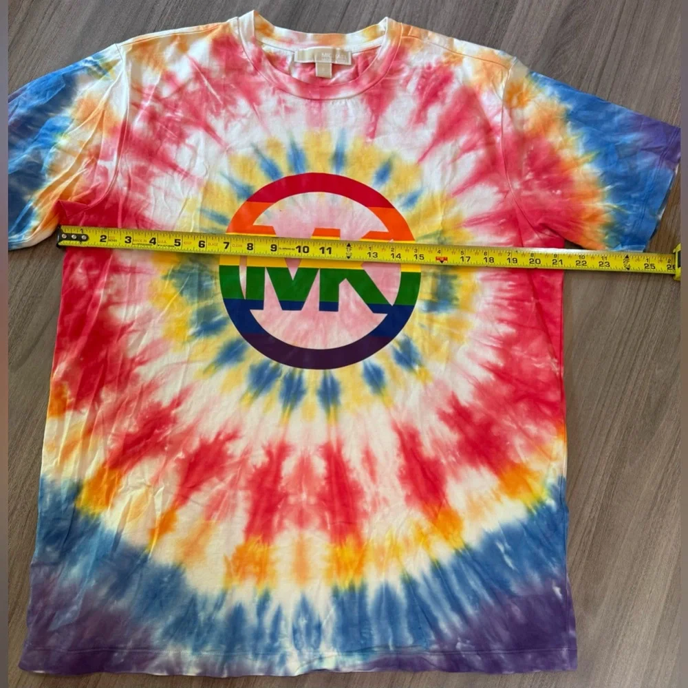 **SALE**Michael Kors Pink and Orange Tie-Dye T-Shirt-NWOT - Picture 2 of 7